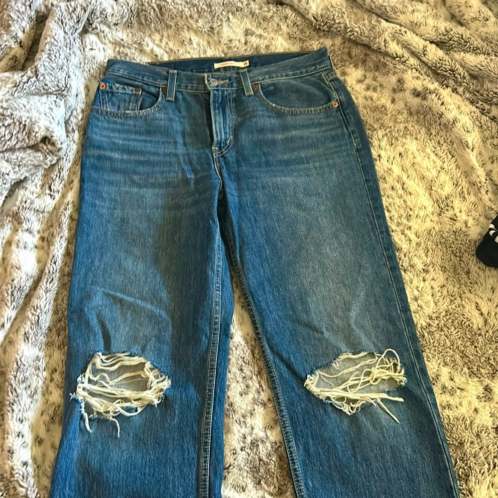 Levi’s low pro straight jeans